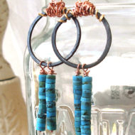 Double Stack Turquoise Earrings | Shimmerlings®